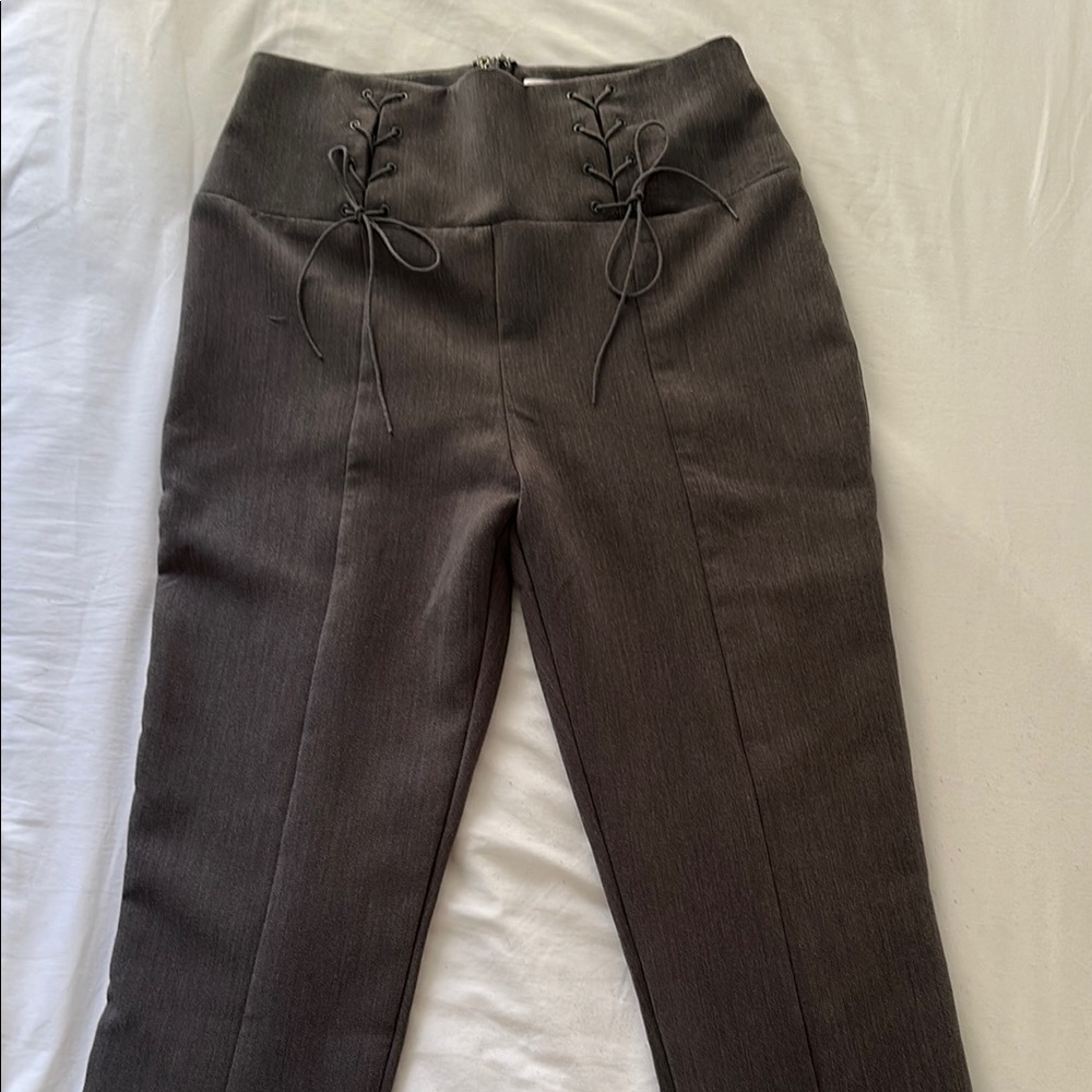 DO+BE Gray Tailored Trousers